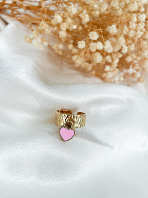 
                  
                    Charger l&amp;#39;image dans la galerie, Bague breloque coeur
                  
                