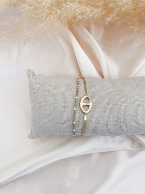 
                  
                    Charger l&amp;#39;image dans la galerie, Bracelet Sophia 2 en 1
                  
                